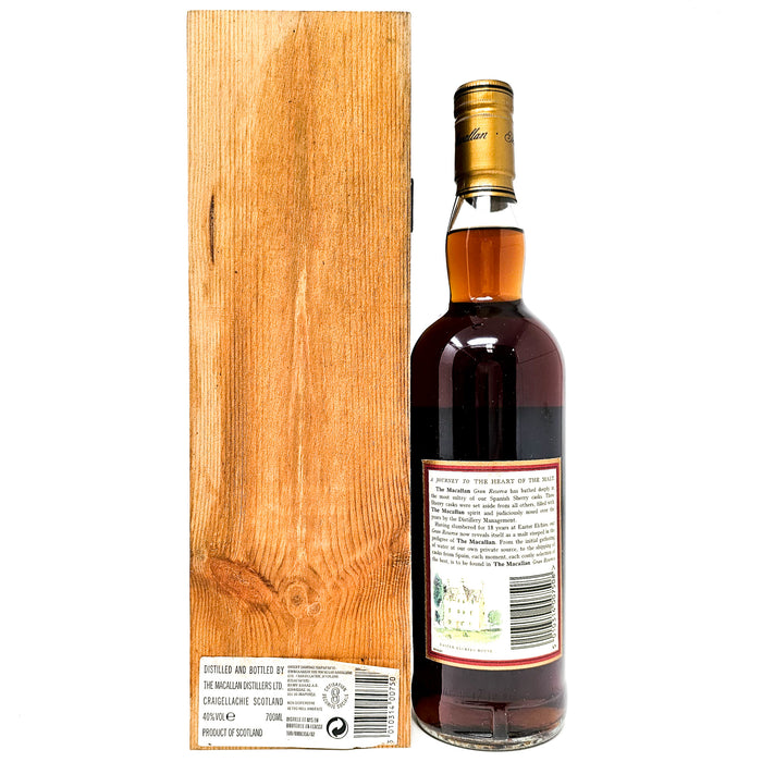 Macallan 1980 18 Year Old Gran Reserva Single Malt Scotch Whisky, 70cl, 40% ABV