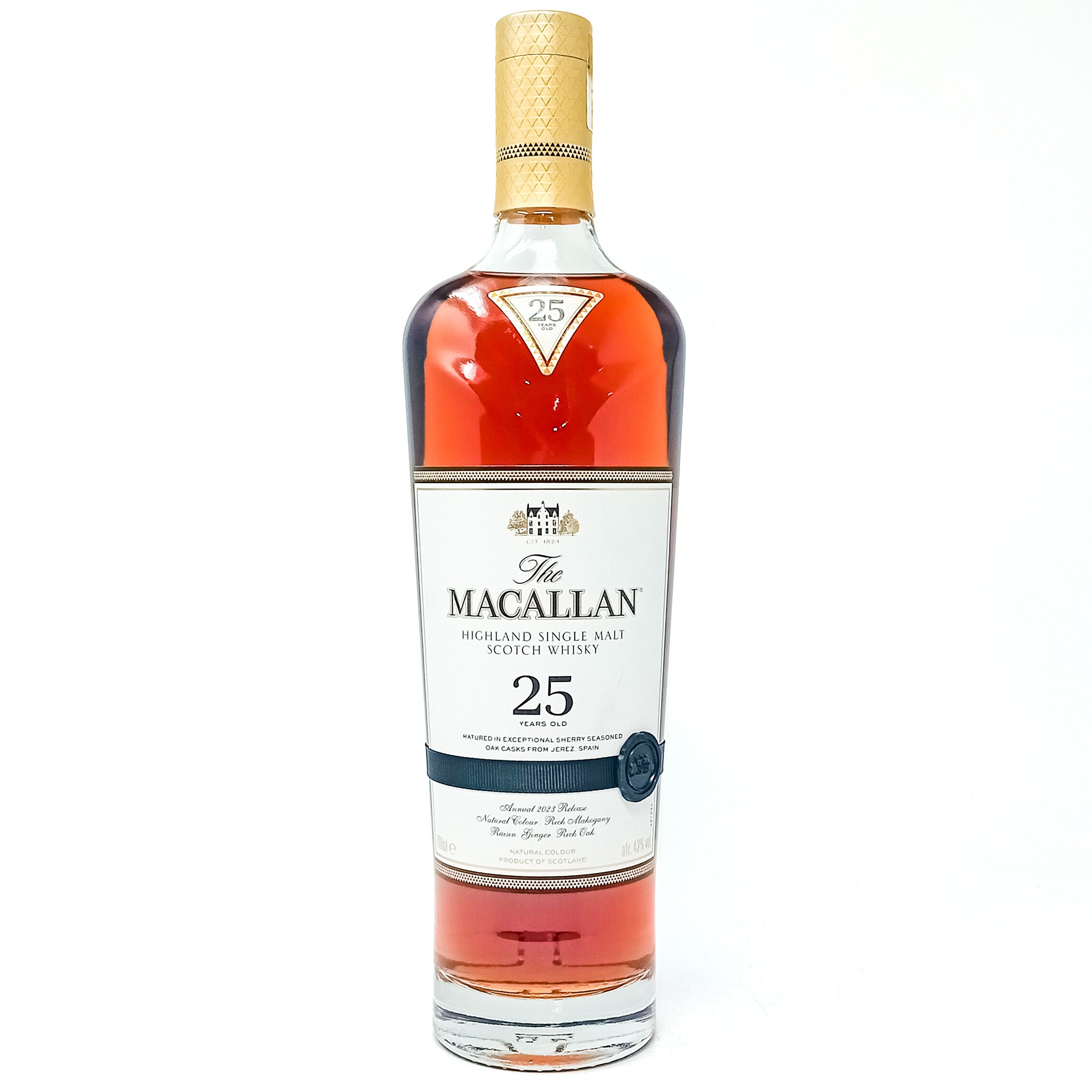 MACALLAN 25 リリース　2023年　化粧箱のみ　11個 Macallan 25 Year Old Sherry Oak 2023 Release Single Malt