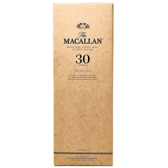 Macallan 30 Year Old Double Cask 2021 Release Single Malt Scotch Whisky 70cl, 43% ABV