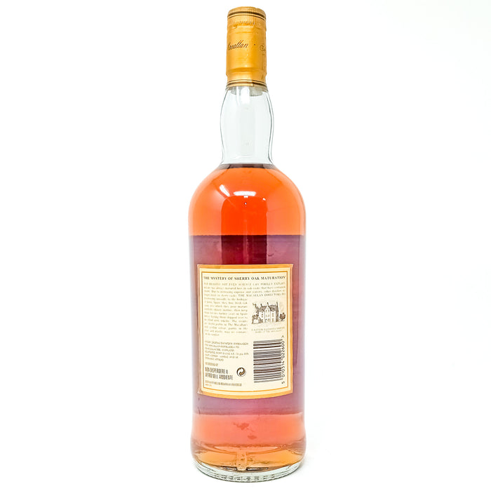 Macallan 7 Year Old Maxxium Italia Single Malt Scotch Whisky, 1L, 40% ABV