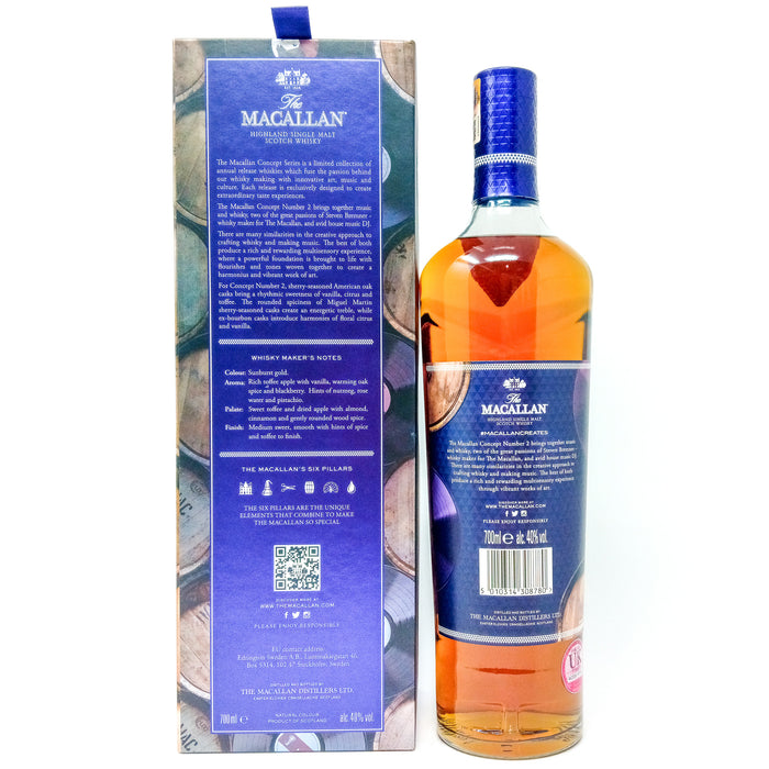 Macallan Concept No.2 Single Malt Scotch Whisky, 70cl, 40% ABV