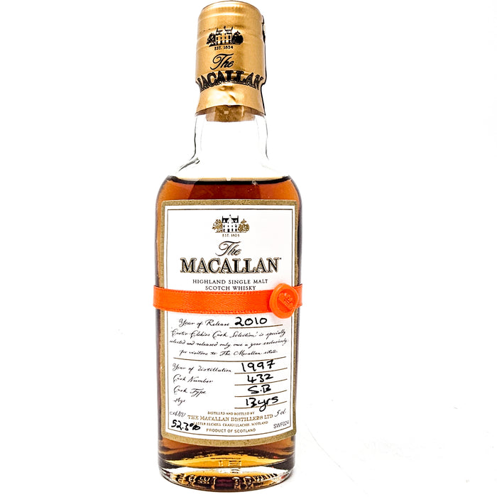 Macallan Easter Elchies 2010 Single Malt Scotch Whisky, Miniature, 5cl, 52.3% ABV