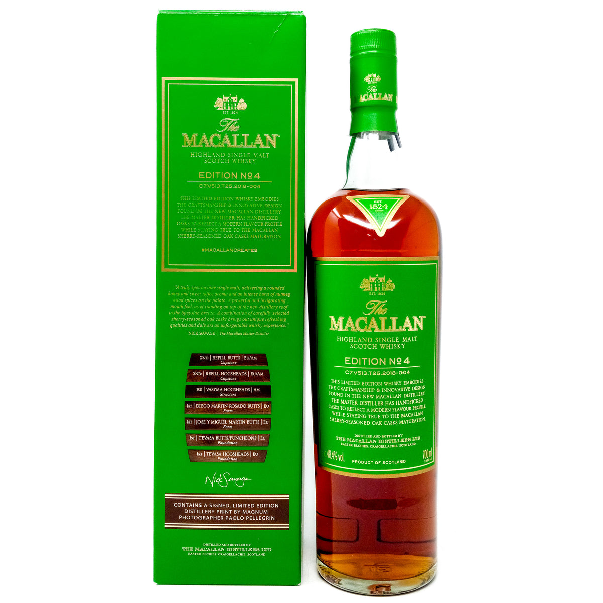 Macallan Edition No.4 | Exclusive 70cl Scotch Whisky