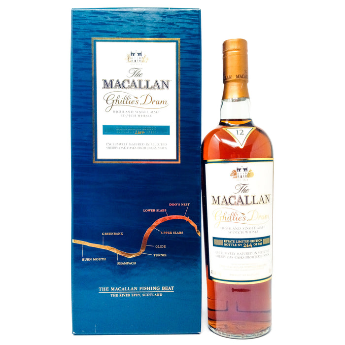 Macallan 12 Year Old Ghillie's Dram Single Malt Scotch Whisky, 70cl, 40% ABV