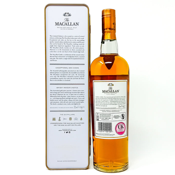 Macallan Gold Limited Edition Single Malt Scotch Whisky, 70cl, 40% ABV