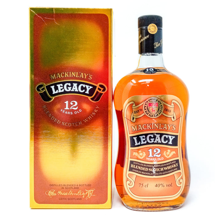 Mackinlay's Legacy 12 Year Old Blended Scotch Whisky 75cl, 40% ABV