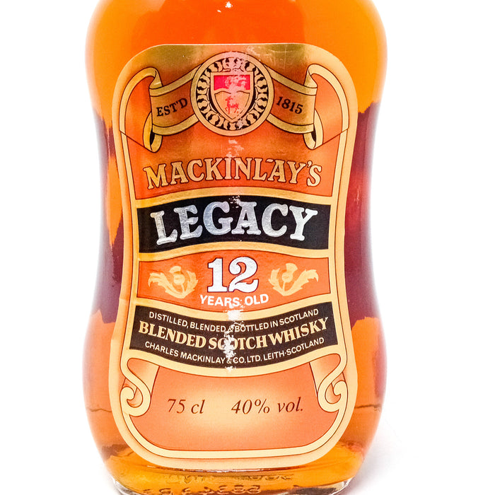 Mackinlay's Legacy 12 Year Old Blended Scotch Whisky 75cl, 40% ABV