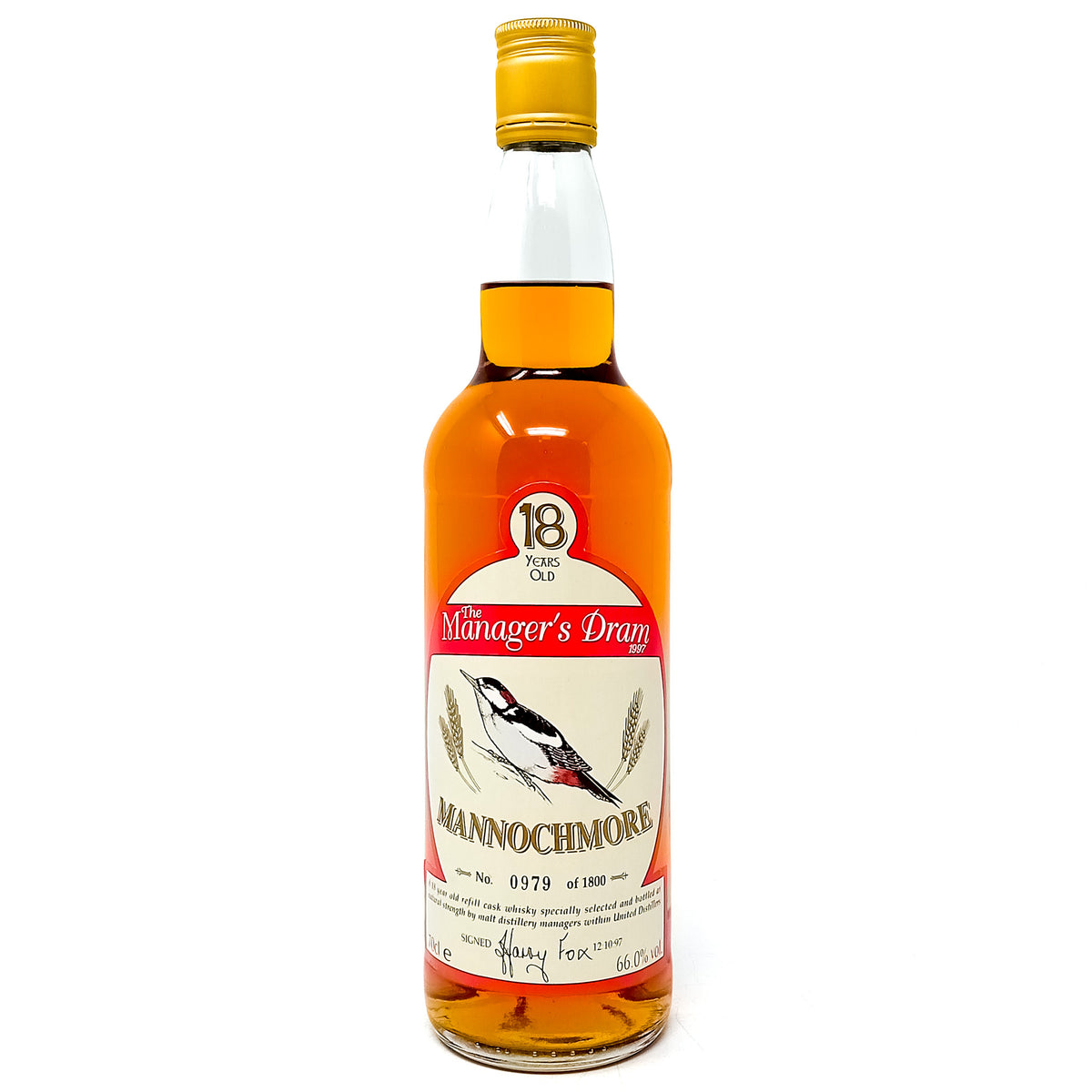 Mannochmore 18years TheManager'sDram 空瓶 Mannochmore 18years TheManager'sDram 空瓶 Mannochmore 18 Year Old