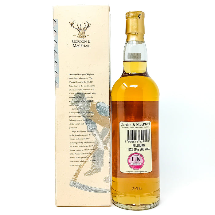 Millburn 1972 Gordon & MacPhail Single Malt Scotch Whisky 70cl, 46% ABV
