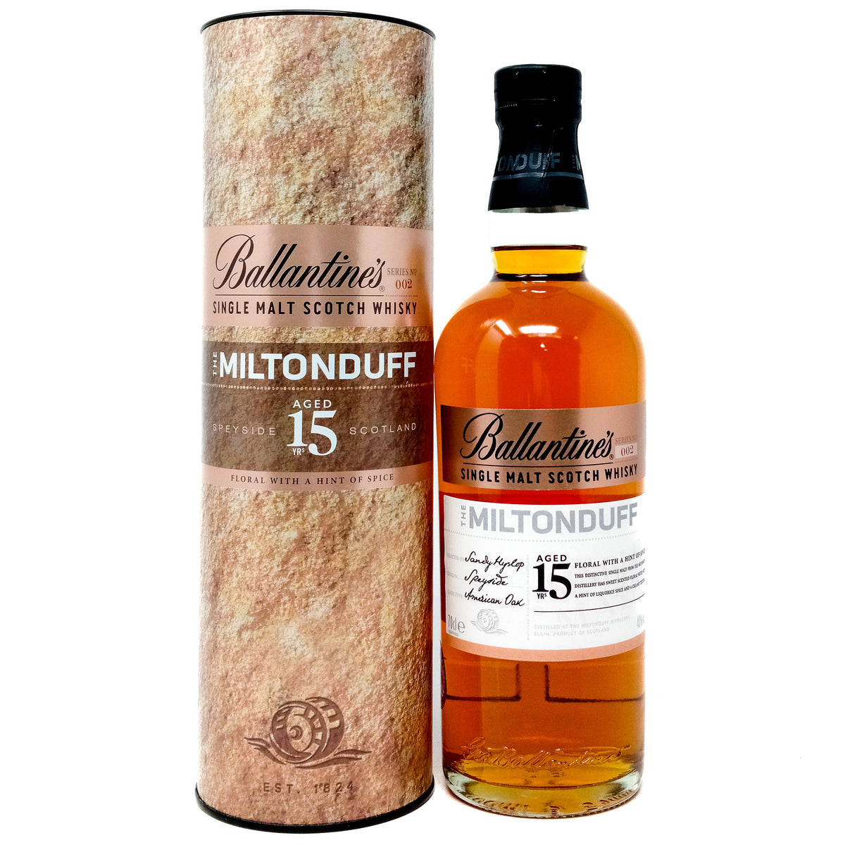 Miltonduff 15 Yr Old Ballantine's Single Malt | Old & Rare Whisky