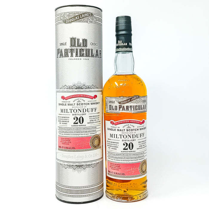 Miltonduff 1994 20 Year Old Douglas Laing Old Particular Single Malt Scotch Whisky, 70cl, 51.5% ABV