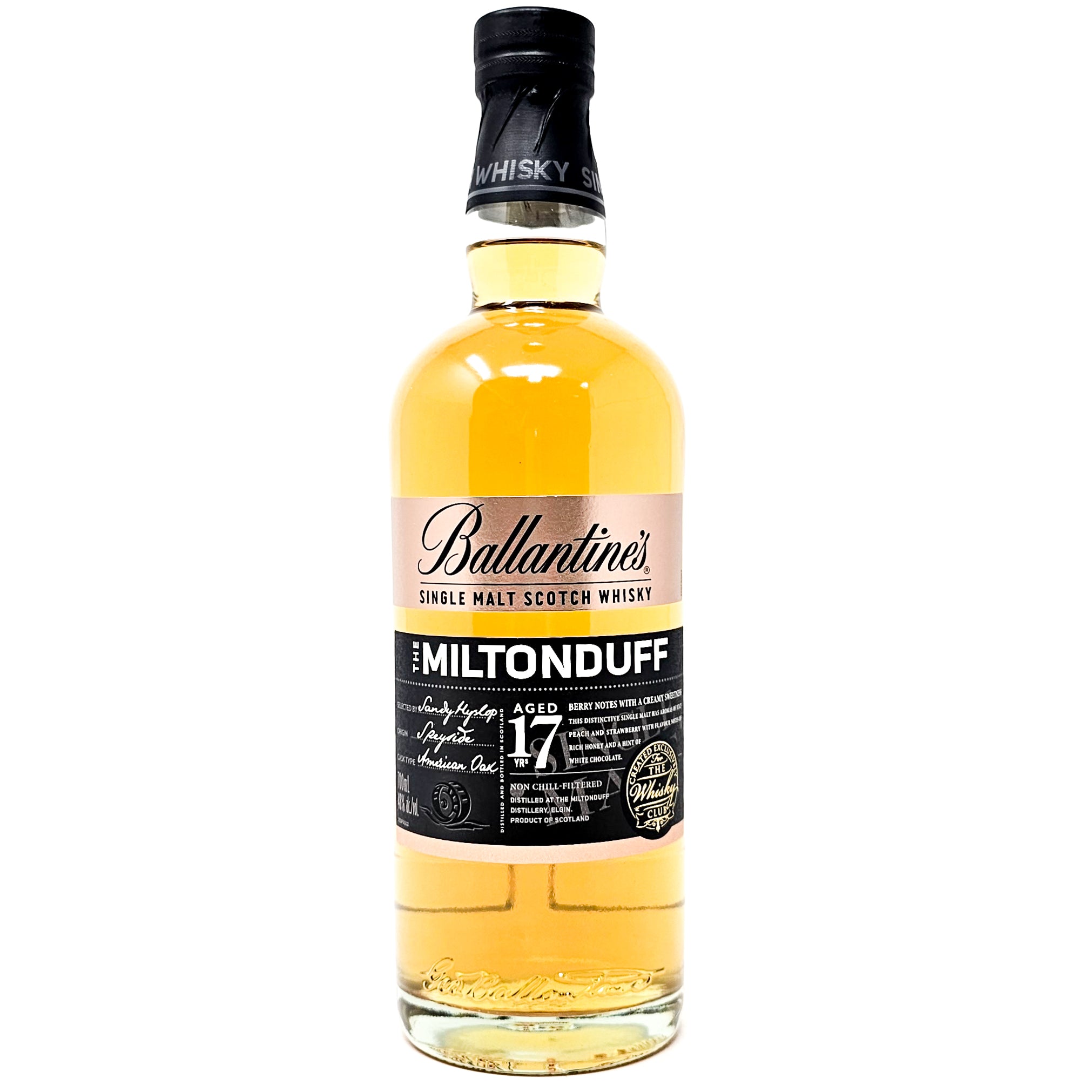 Miltonduff 17 Year Old Single Malt | Old and Rare Whisky