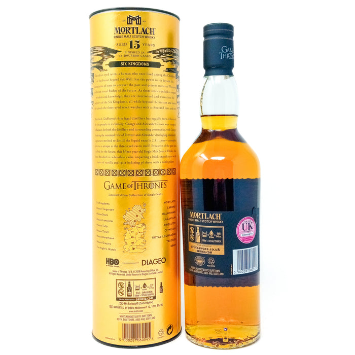 Mortlach 15 Year Old Game of Thrones Six Kingdoms Single Malt Scotch Whisky, 70cl, 46% ABV