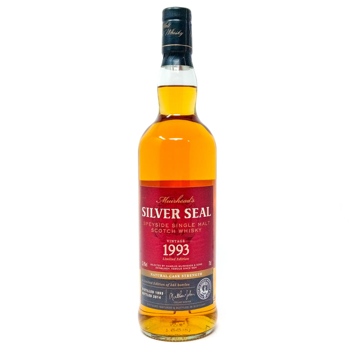 Muirhead's Silver Seal 1993 Speyside Single Malt Scotch Whisky, 70cl, 52.4% ABV