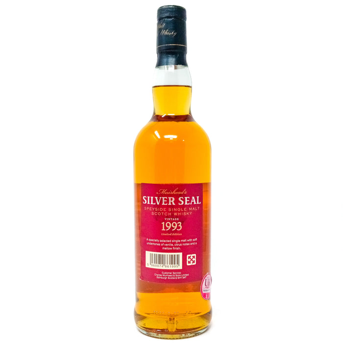 Muirhead's Silver Seal 1993 Speyside Single Malt Scotch Whisky, 70cl, 52.4% ABV