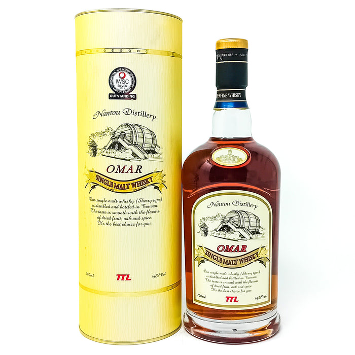 Nantou Omar Sherry Cask Single Malt Taiwanese Whisky, 70cl, 46% ABV