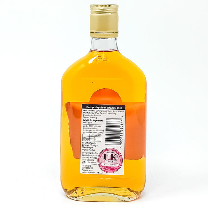 Co-operative Napoleon French Brandy, Half Bottle, 35cl, 36% ABV