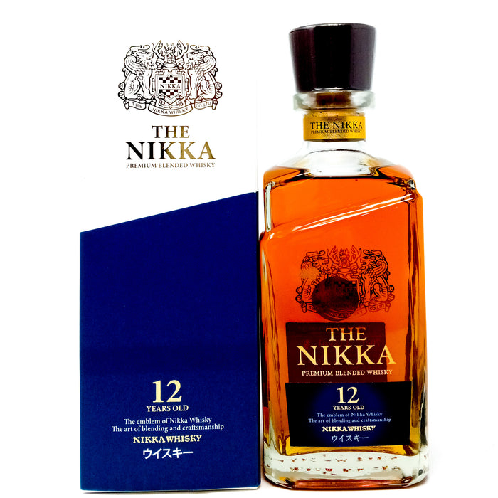 Discover the award-winning Nikka Premium Blended 12 Year Old Whisky. A harmonious blend of Yoichi and Miyagikyo malts with grain whisky, aged 12 years.