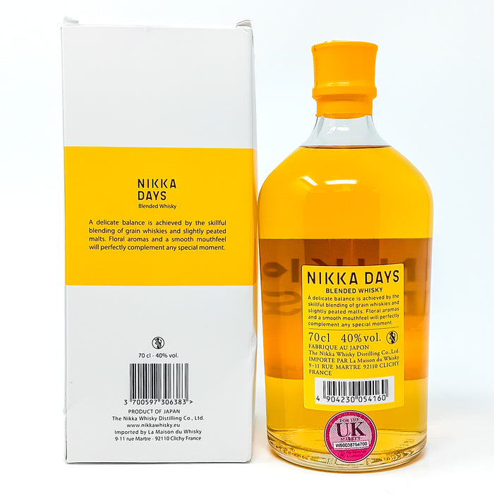 Nikka Days Blended Japanese Whisky, 70cl, 40% ABV