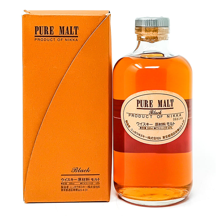 Nikka Pure Malt Black Japanese Whisky, 50cl, 43% ABV
