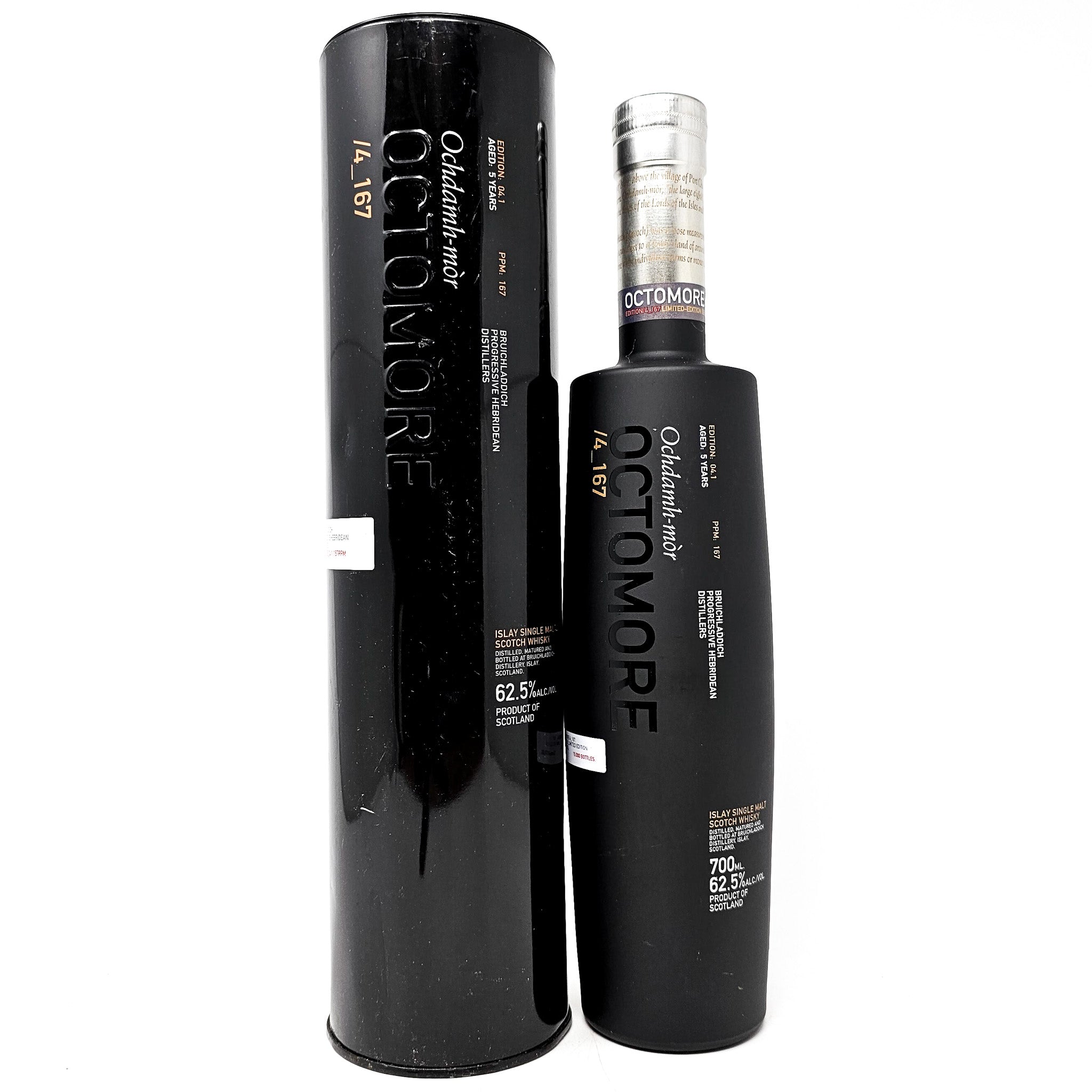 Octomore 04.1 Heavily Peated Whisky - Rare Collectible Bruichladdich