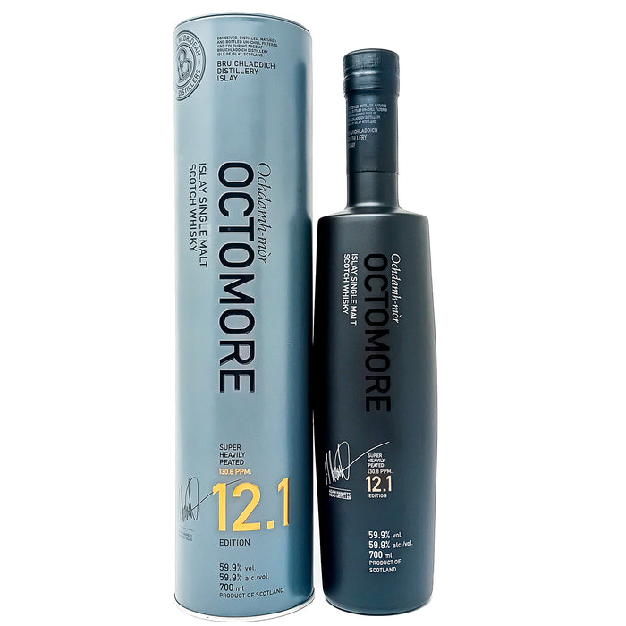 Octomore 12.1 Heavily Peated Single Malt Scotch Whisky, 70cl, 59.9% ABV