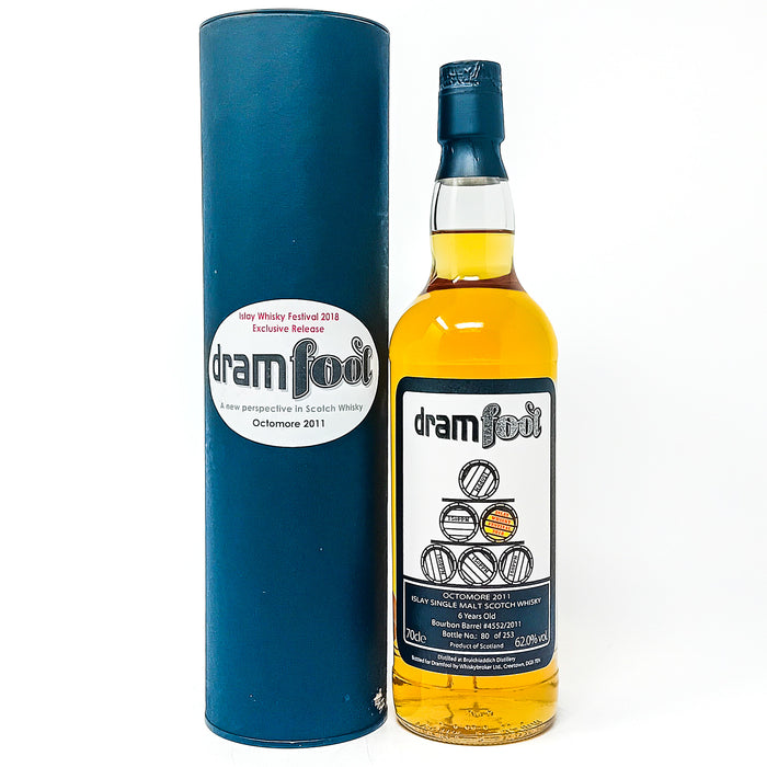Octomore 2011 6 Year Old Dramfool Islay Whisky Festival 2018 Single Malt Scotch Whisky, 70cl, 62.0% ABV