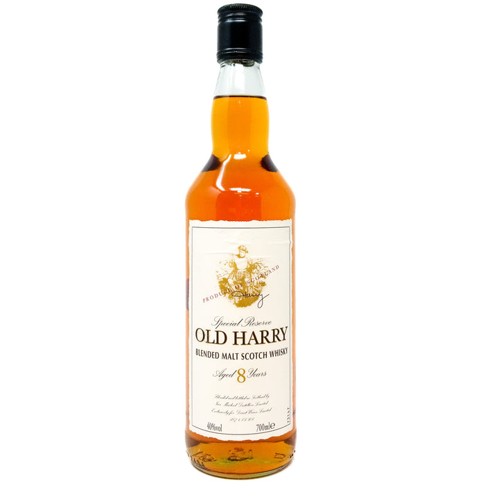 Old Harry 8 Year Old Blended Malt Scotch Whisky, 70cl, 40% ABV