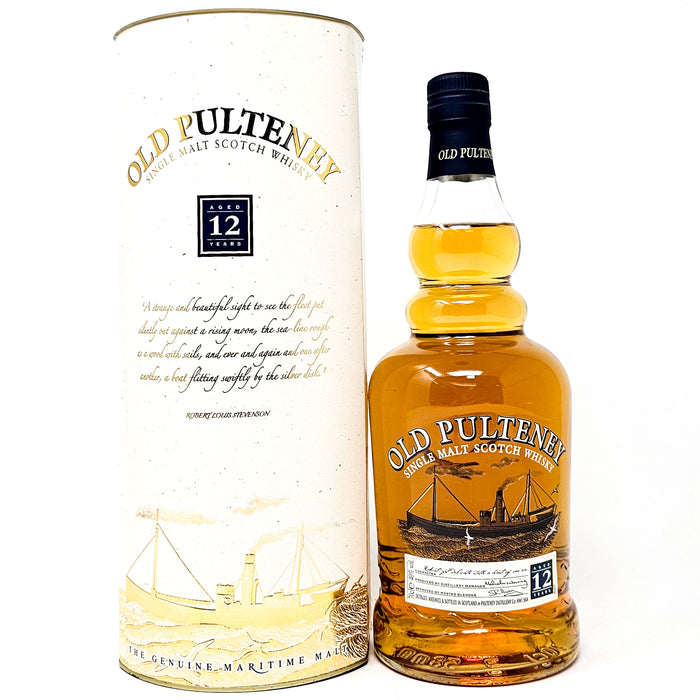 Old Pulteney 12 Year Old Single Malt Scotch Whisky, 70cl, 40% ABV