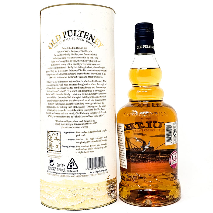 Old Pulteney 12 Year Old Single Malt Scotch Whisky, 70cl, 40% ABV