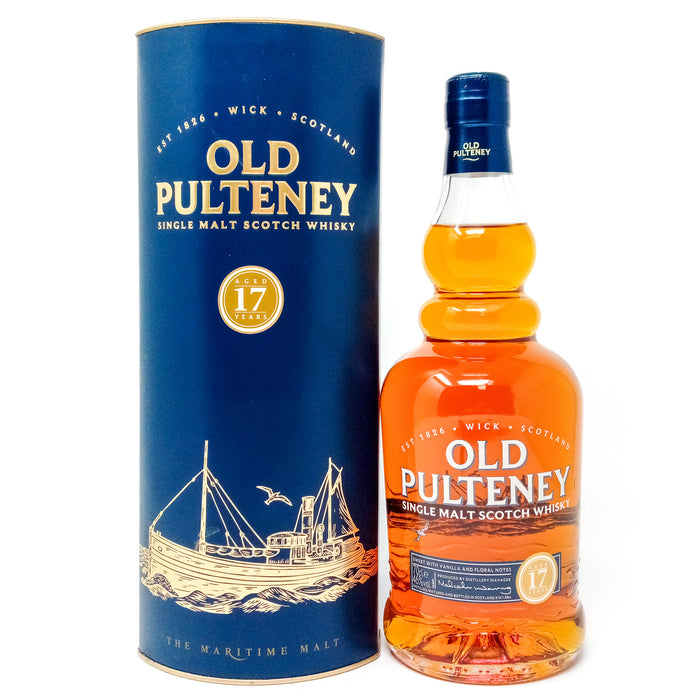 Old Pulteney 17 Year Old Single Malt Scotch Whisky, 70cl, 46% ABV
