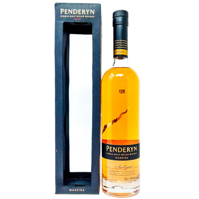 Penderyn Madeira Finish Single Malt Welsh Whisky, 70cl, 46% ABV