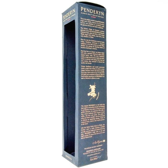Penderyn Madeira Finish Single Malt Welsh Whisky, 70cl, 46% ABV