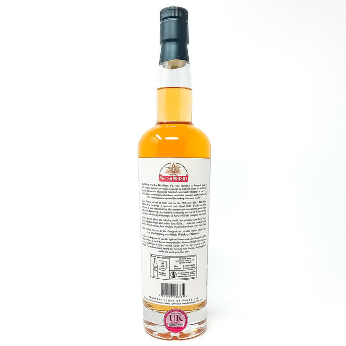 Penderyn Icons of Wales #6 Royal Welsh Whisky, 70cl, 43% ABV