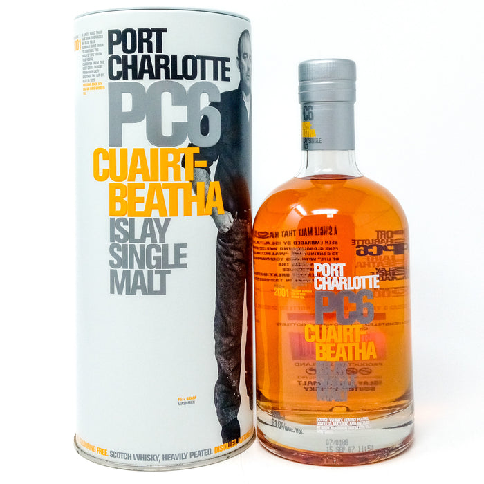 Port Charlotte PC6 Cuairt-Beatha Single Malt Single Malt Scotch Whisky, 70cl, 61.1% ABV