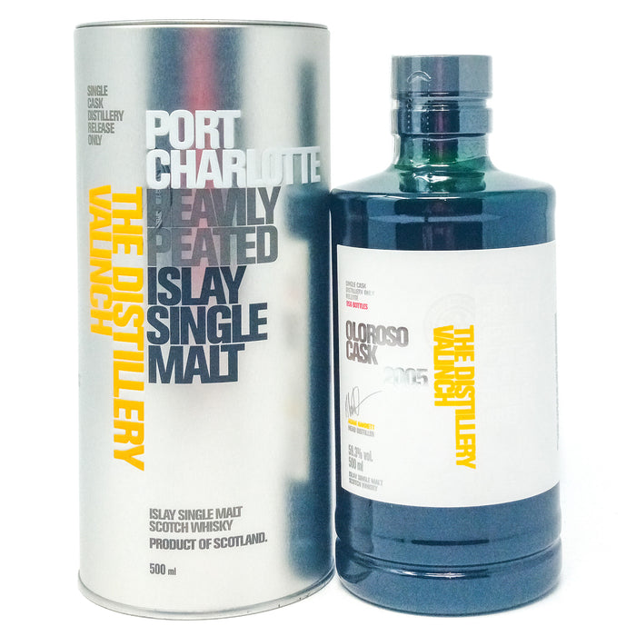 Port Charlotte 2005 12 Year Old Oloroso Feis Ile 2018 Valinch Single Malt Scotch Whisky, 50cl, 59.3% ABV