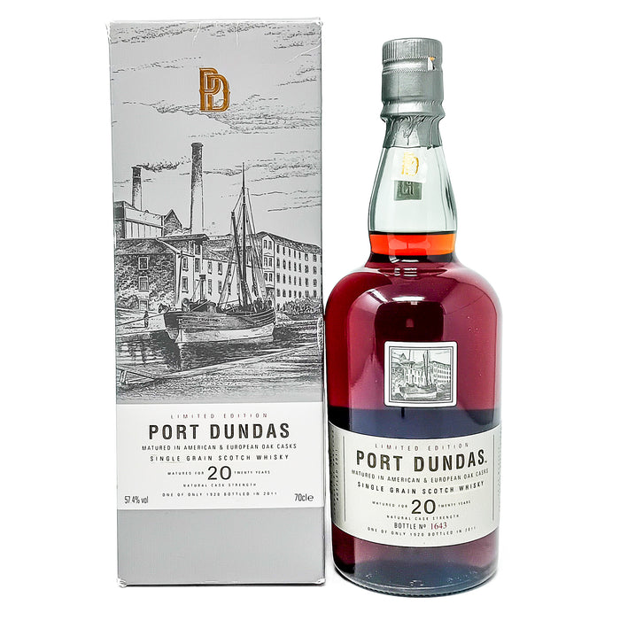 Port Dundas 20 Year Old 2011 Release Single Grain Scotch Whisky, 70cl, 57.4% ABV