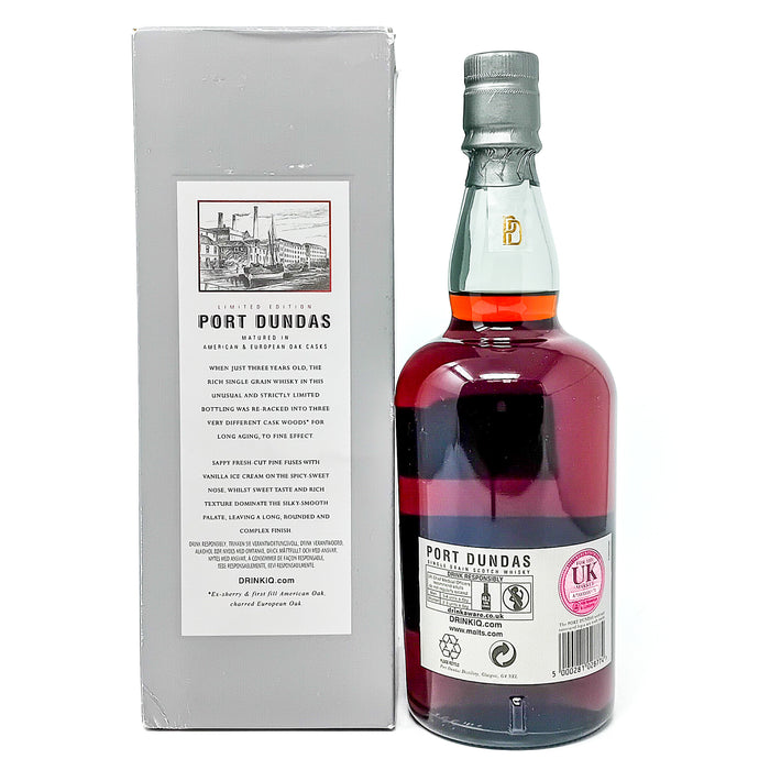 Port Dundas 20 Year Old 2011 Release Single Grain Scotch Whisky, 70cl, 57.4% ABV