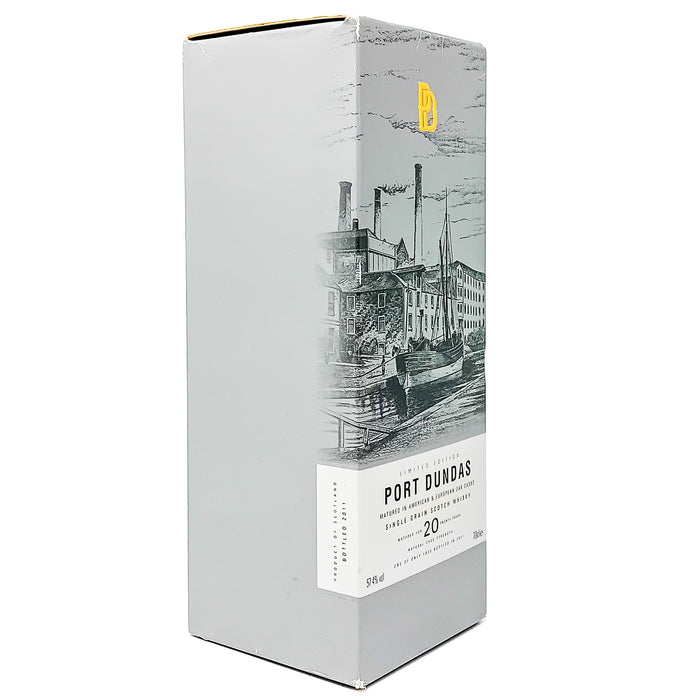 Port Dundas 20 Year Old 2011 Release Single Grain Scotch Whisky, 70cl, 57.4% ABV