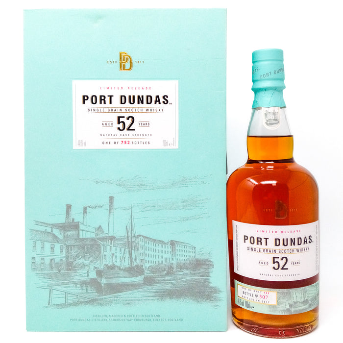 Port Dundas 52 Year Old 2017 Release Single Grain Scotch Whisky, 70cl, 44.6% ABV
