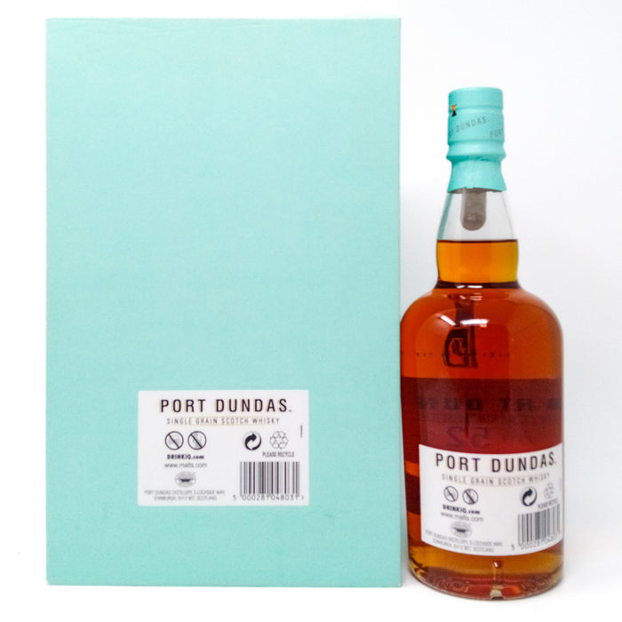 Port Dundas 52 Year Old 2017 Release Single Grain Scotch Whisky, 70cl, 44.6% ABV