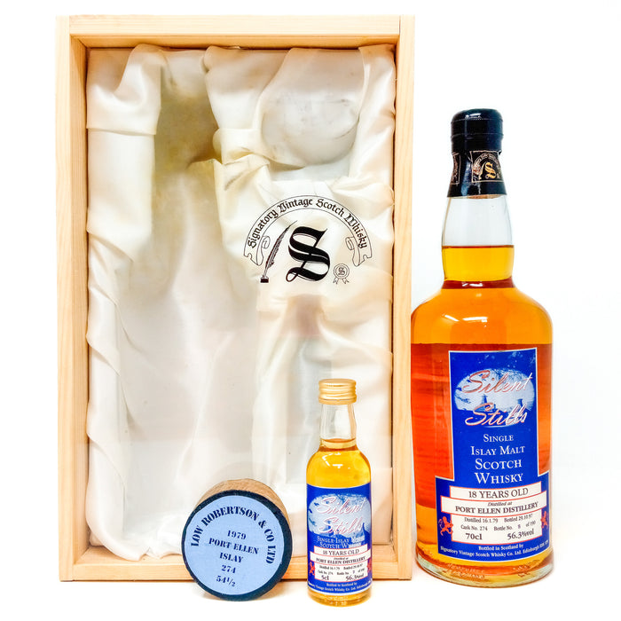 Port Ellen 1979 18 Year Old Silent Stills Single Malt Scotch Whisky, 70cl+5cl, 56.3% ABV