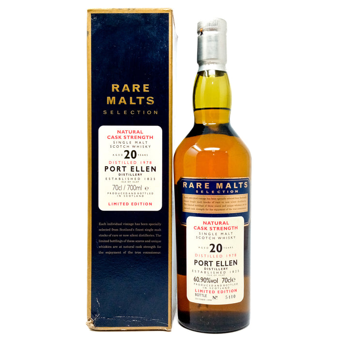 Port Ellen 1978 20 Year Old Rare Malts Selection Single Malt Scotch Whisky, 70cl, 60.90% ABV