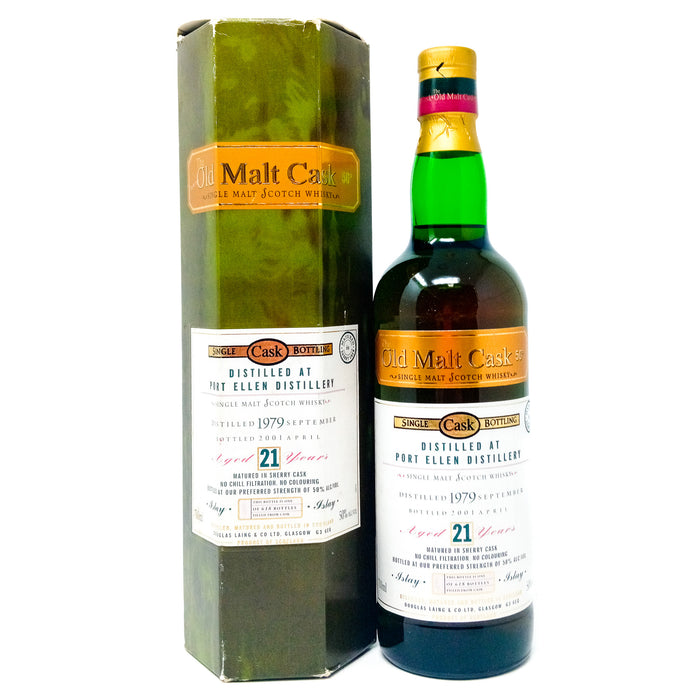 Port Ellen 1979 21 Year Old 'The Old Malt Cask' Single Malt Scotch Whisky , 70cl, 50% ABV