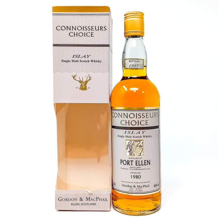 Port Ellen 1980 Connoisseurs Choice Gordon & MacPhail Single Malt Scotch Whisky, 70cl, 40% ABV