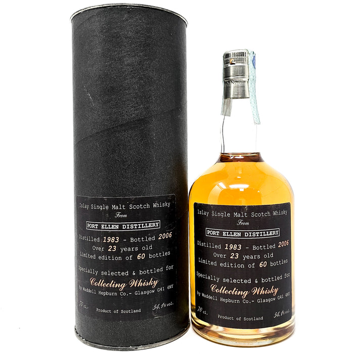 Port Ellen 1983 23 Year Old Waddell Hepburn Collecting Whisky Single Malt Scotch Whisky , 70cl, 54.1% ABV