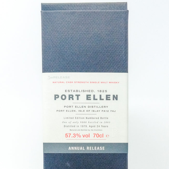Port Ellen 1979 24 Year Old 3rd Release Single Malt Scotch Whisky, 70cl, 57.3% ABV