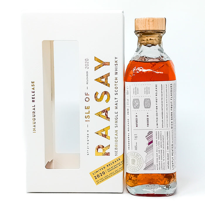 Raasay Inaugural Release 2020 Release Single Malt Scotch Whisky, 70cl, 52% ABV