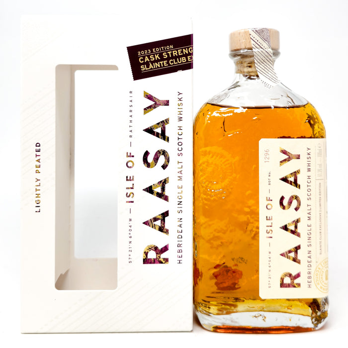 Raasay Cask Strength 2023 Slàinte Club Exclusive Release Single Malt Scotch Whisky, 70cl, 61.3% ABV