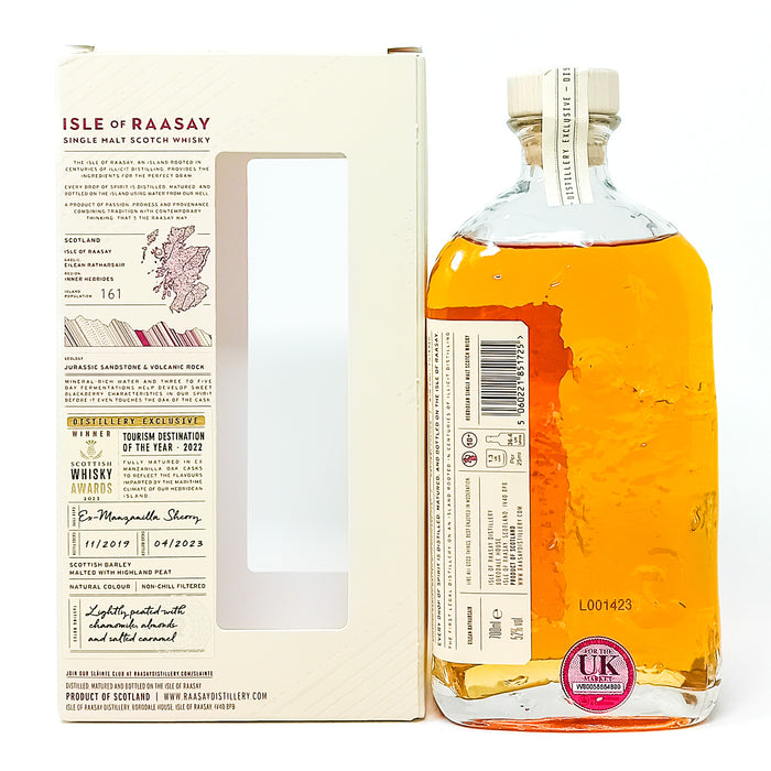 Raasay Distillery Exclusive Release No.1 Single Malt Scotch Whisky, 70cl, 52% ABV